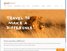 Tablet Screenshot of goodtravel.se
